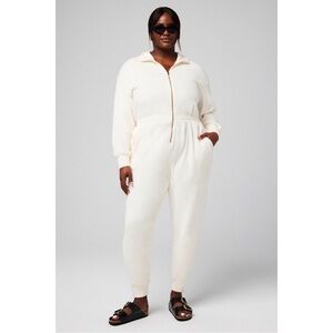Size 2X Fabletics Cozy Cord Zip Fuzzy Onesie